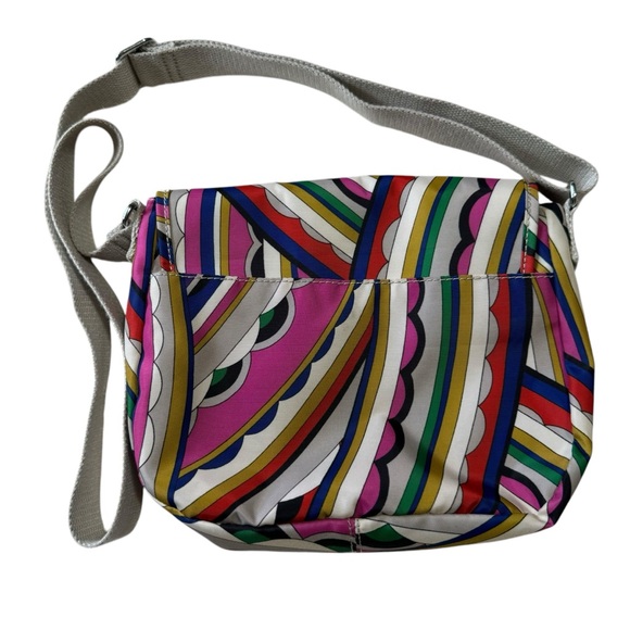 Kipling Attyson Shoulder Crossbody Bag Brightside Multicolor Swirl No Monkey - Picture 2 of 9